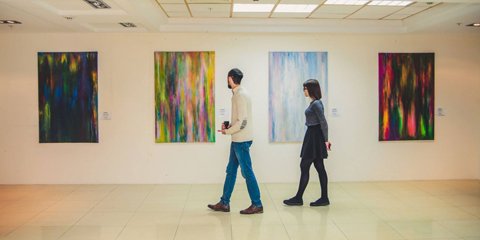 Открытие персональных выставок Нади Ковба и Александра Отрошко. Галерея бутиков «Ладья».