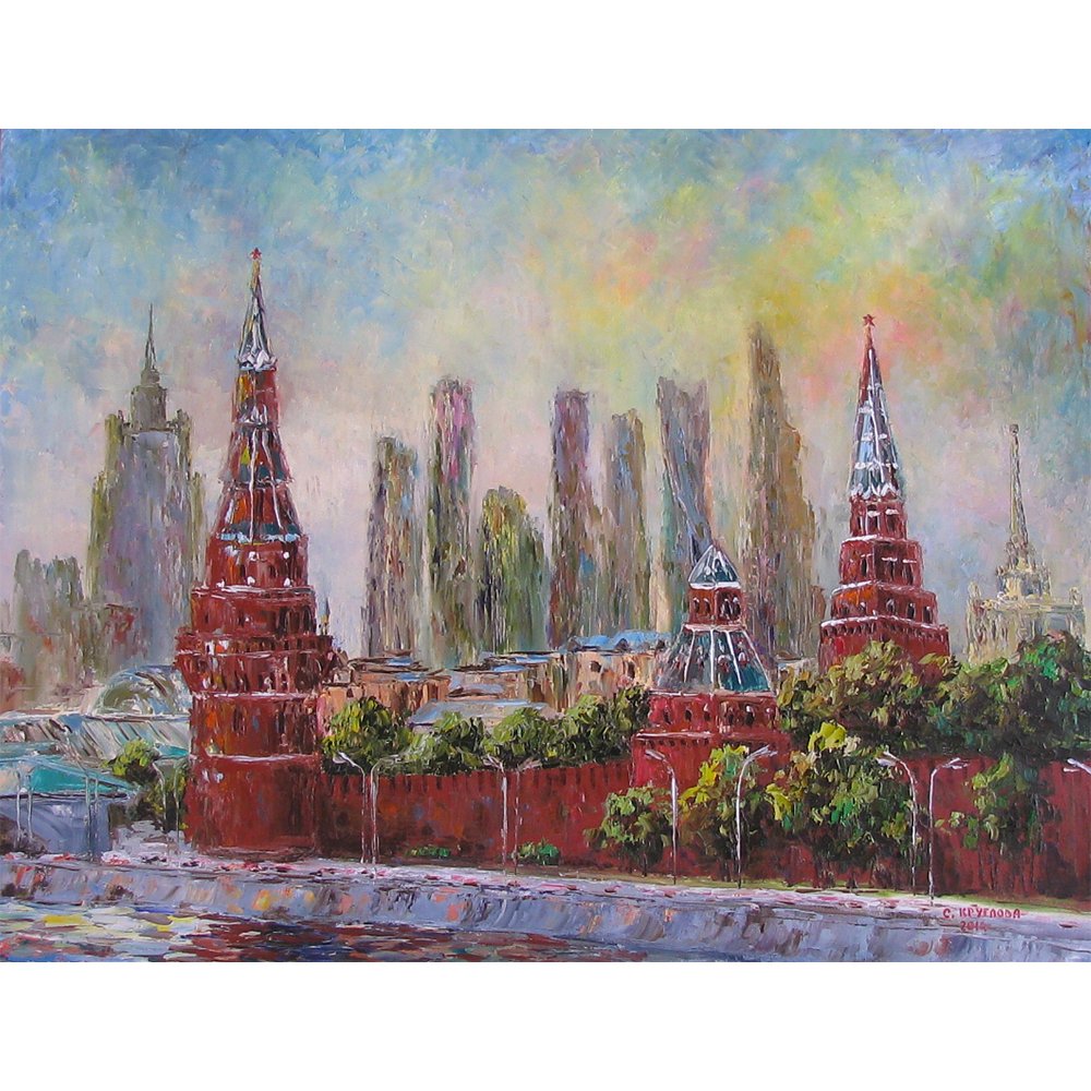 картины с москвой