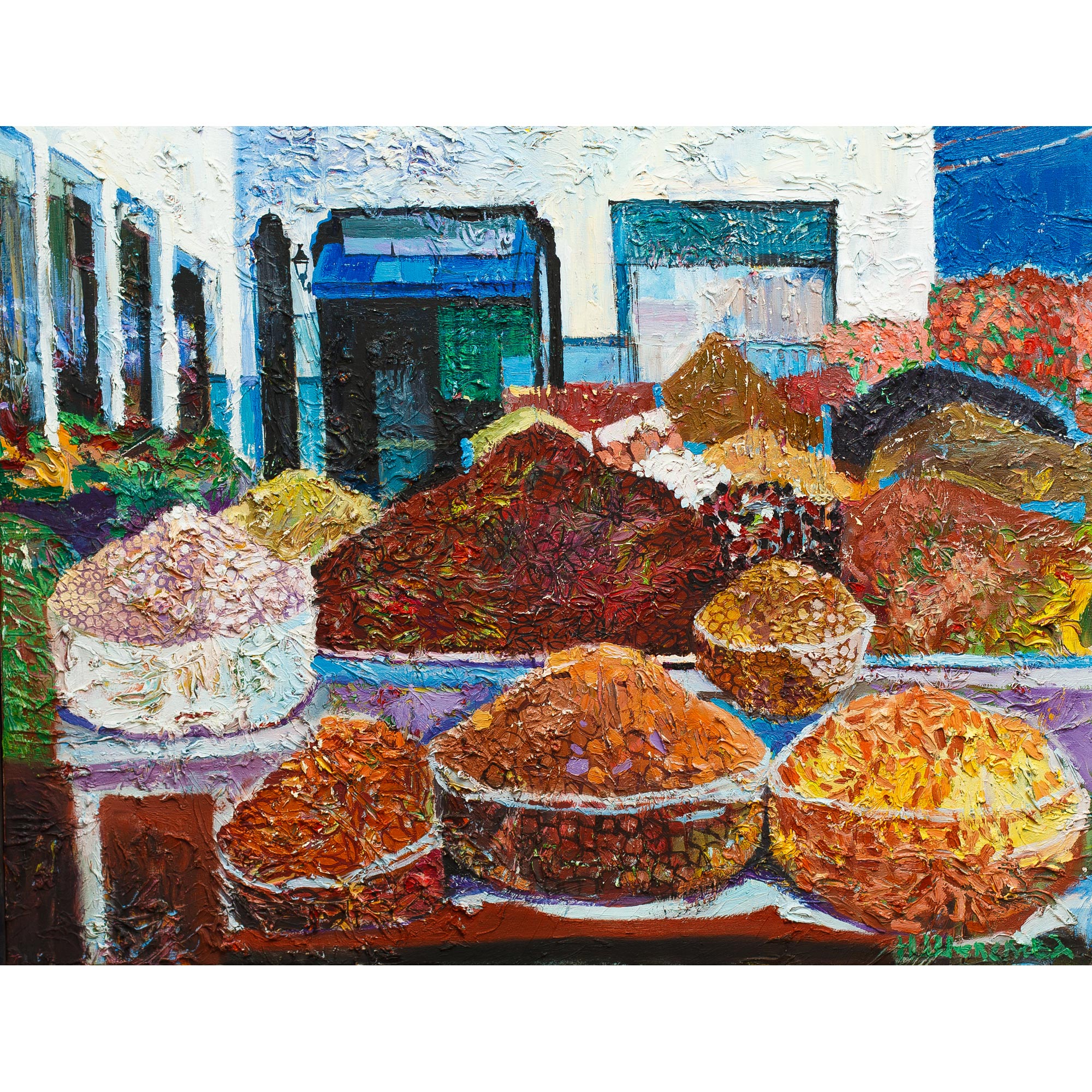 Восточный базар картины известных художников