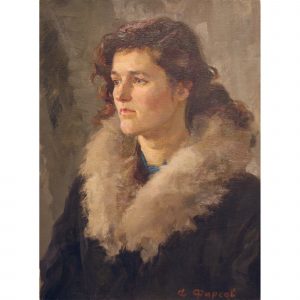 Портрет девушки в пальто
