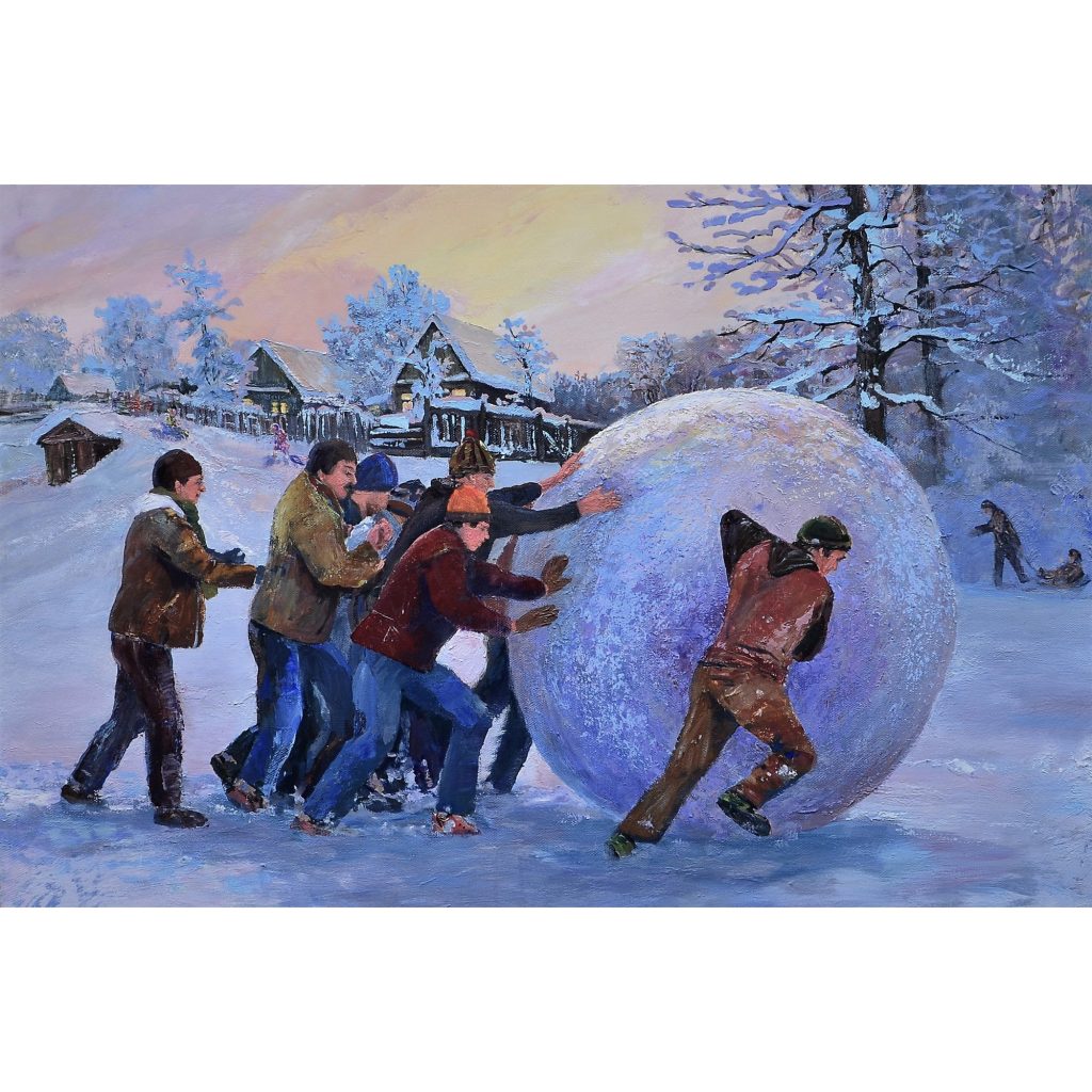 Купить картину Зимние каникулы в Москве от художника Ятченко Андрей