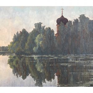 Тишина озера… Свято — Введенский островной монастырь…