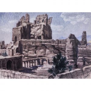 Каменная крепость в Иране