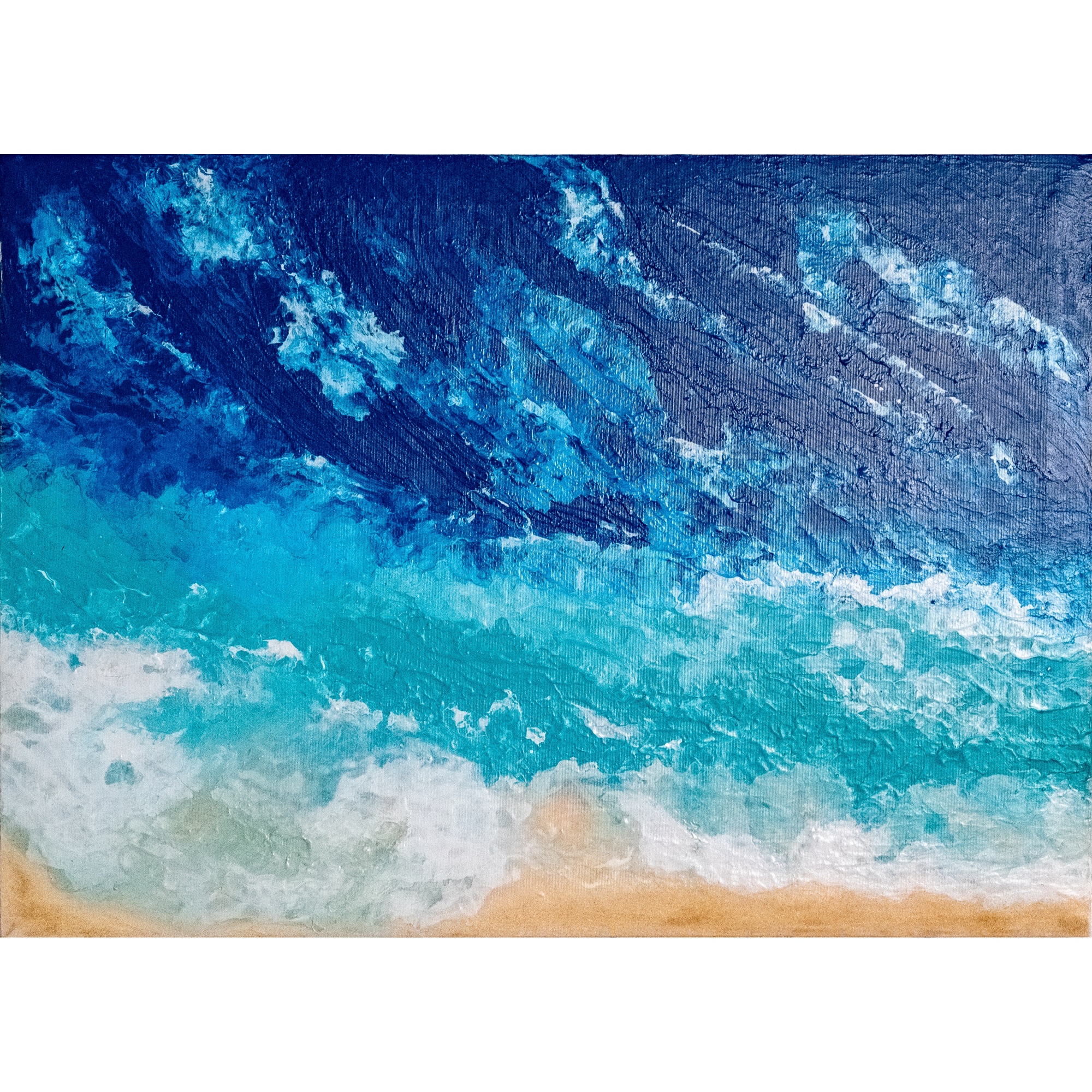 Модульные картины «Море с пальмами»