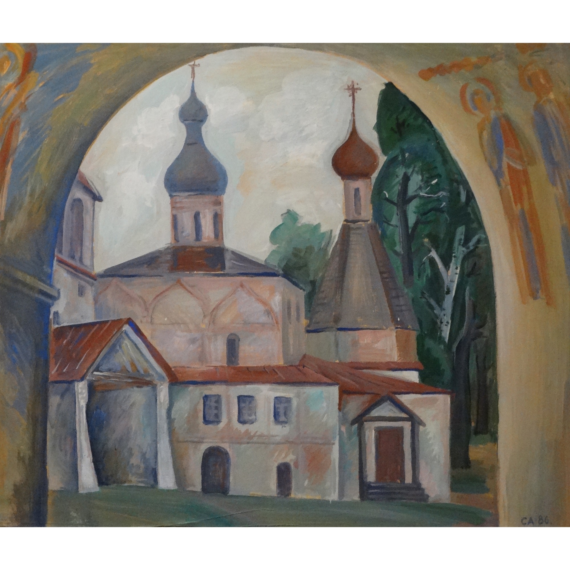 Двор Ферапонтова монастыря