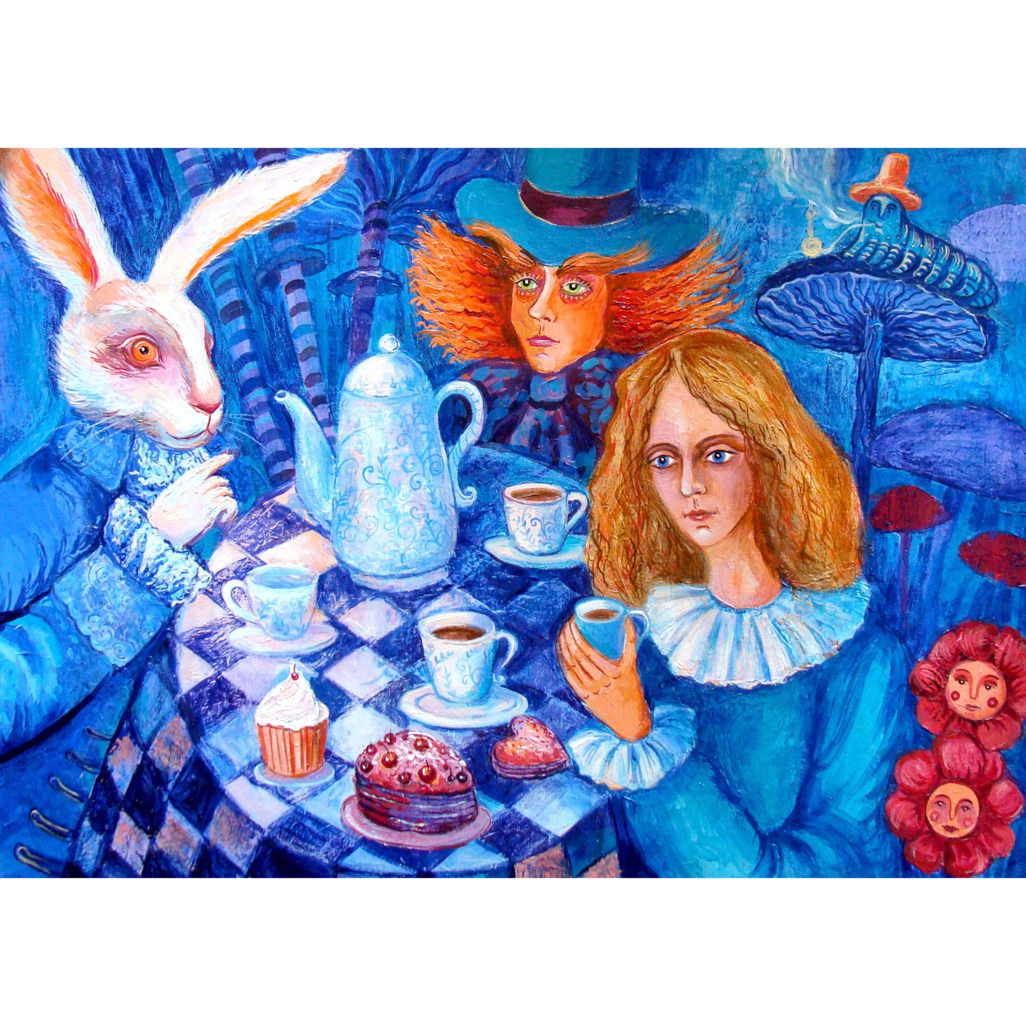 Купить картину Алиса в стране чудес в Москве от художника Клименко Екатерина