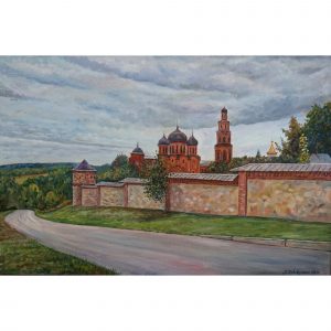 Вид на Успенский Свято-Георгиевский монастырь