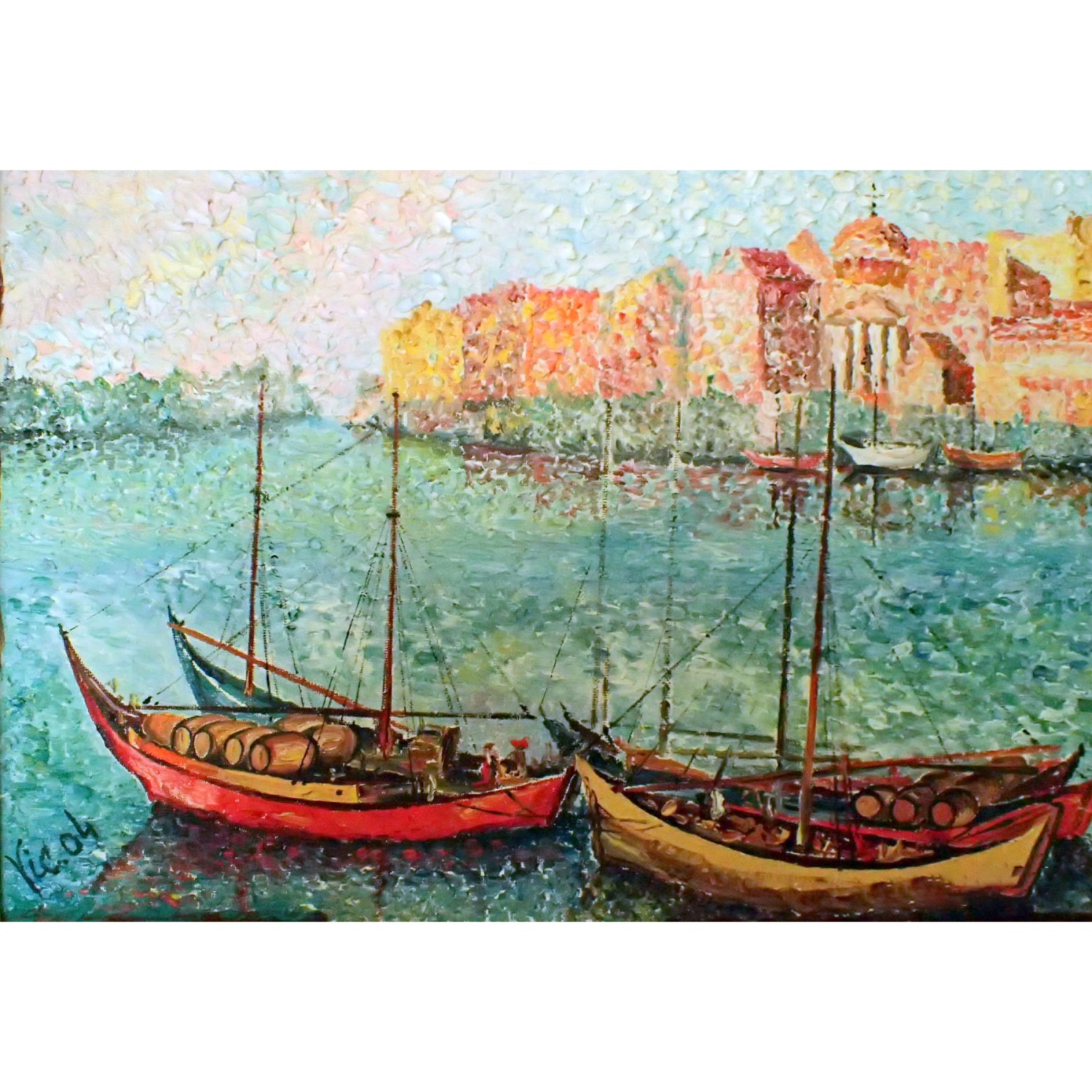 Купить картину Рыболовные фелюки  от художника Лоскутов Викторин