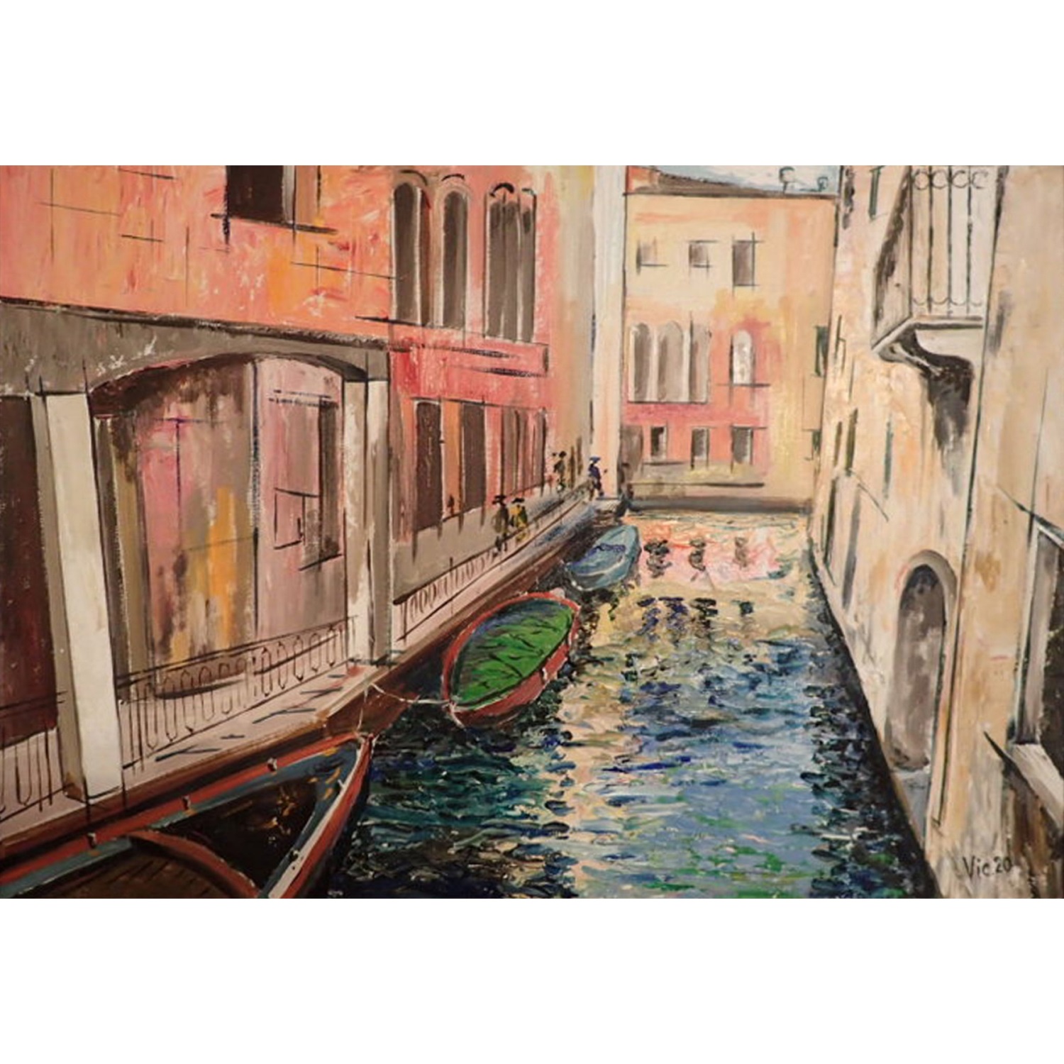 Нарисовать уголок венеции с домами каналами и гондолами 3 класс детский рисунок