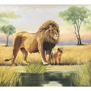 Лев и львёнок