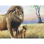 Лев и львёнок