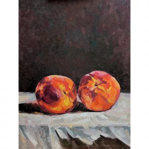 Натюрморт с персиками