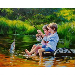 Купить картины рыбалка в Москве