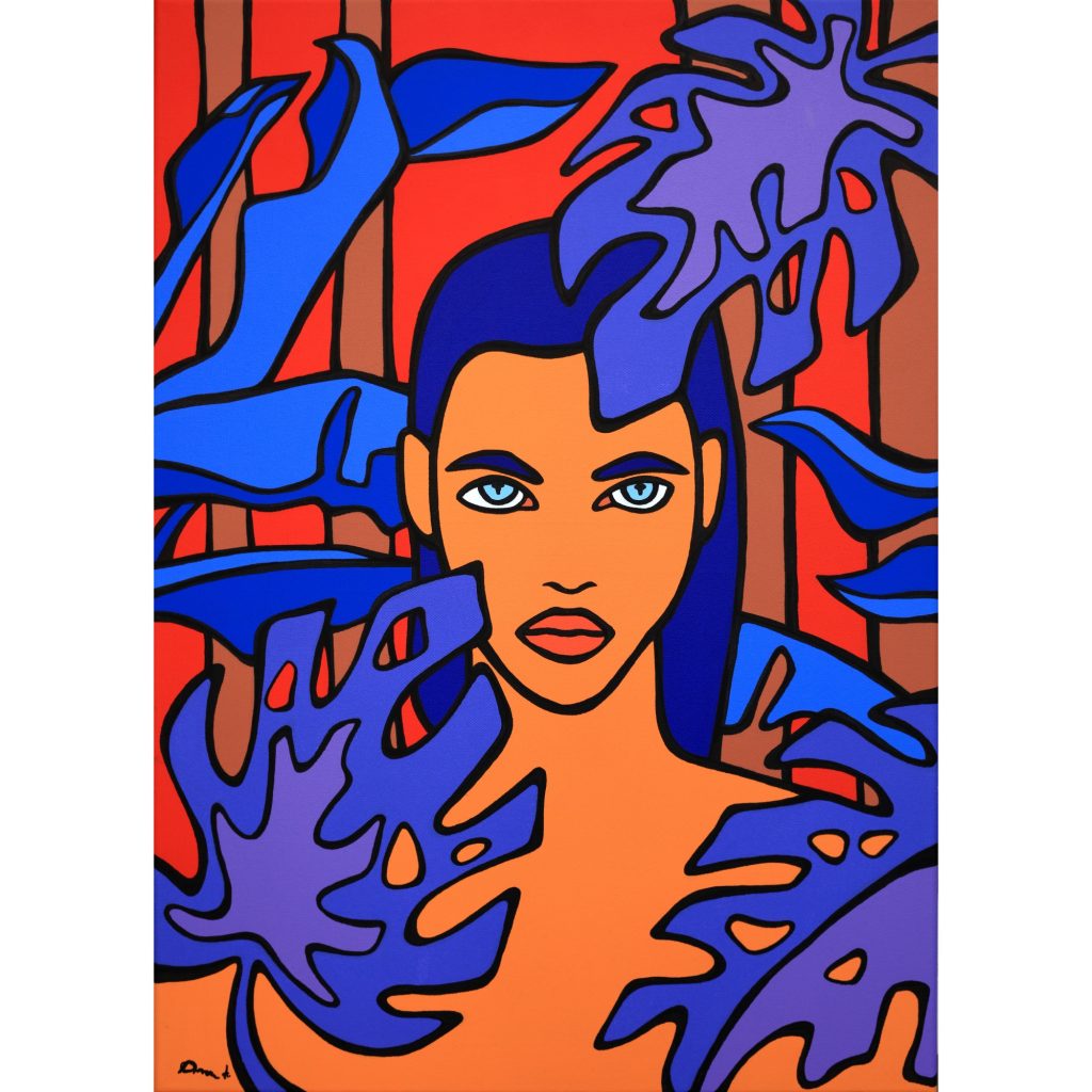 Девушка в голубых джунглях
