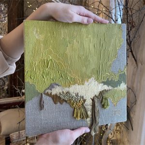 Золотой мох из серии «Оттенки и текстуры природы»