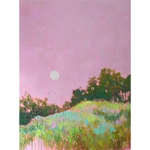 Розово-зеленые холмы из серии «Магия пейзажей»