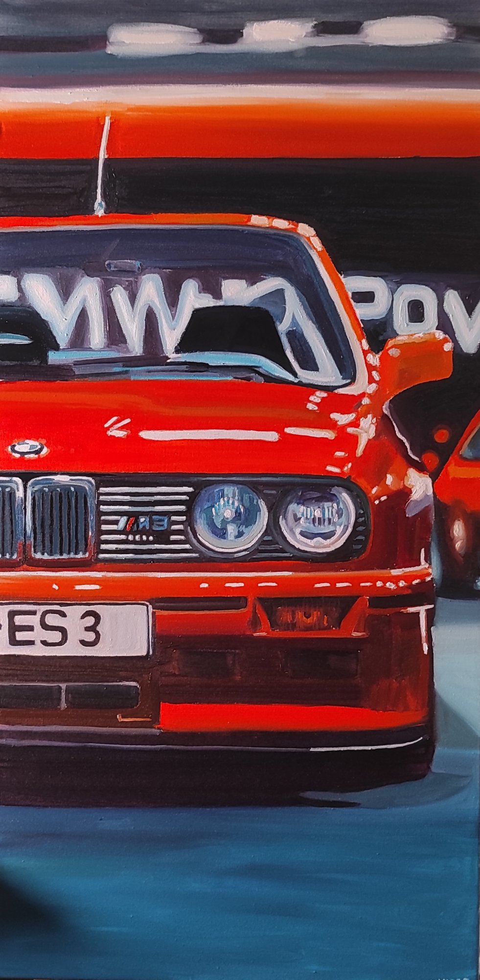 Red bmw