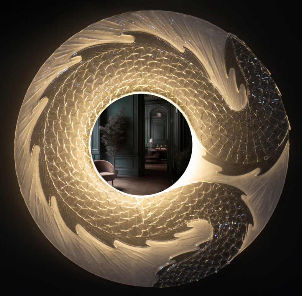 Декоративное зеркало Dragon