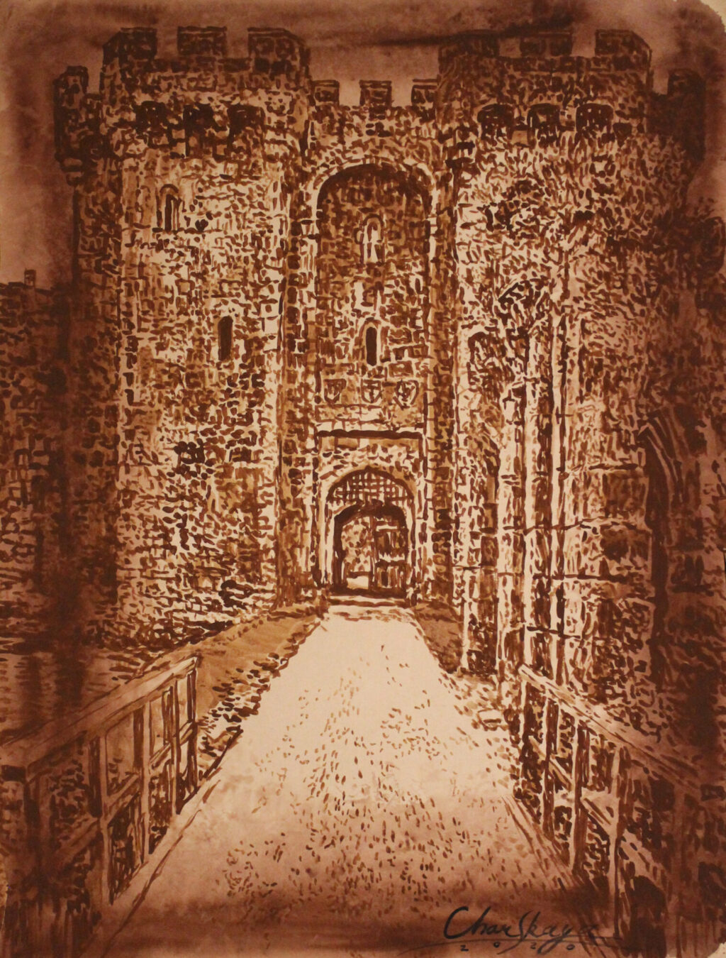 Замок Бодиам, Англия