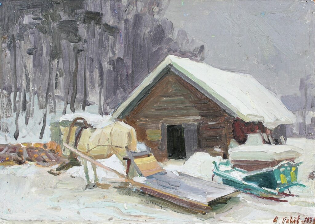Серый день. Этюд