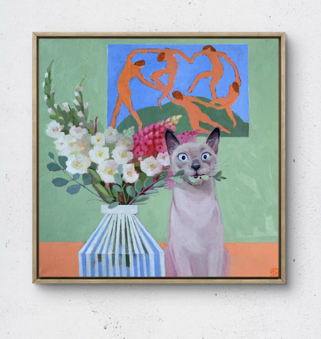Кот, гладиолусы и Матисс