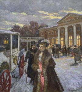 Утренний разъезд после бала. Серия «Русская усадьба»