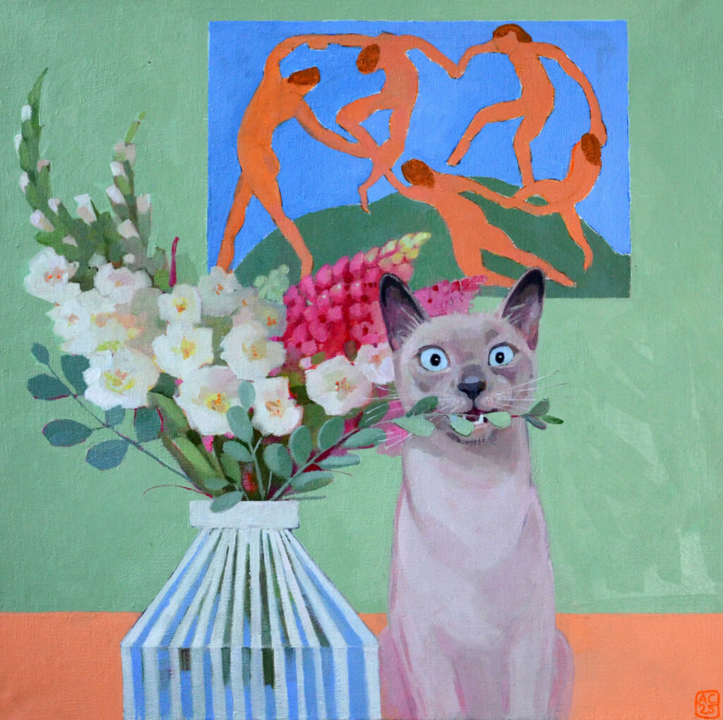 Кот, гладиолусы и Матисс