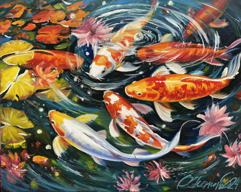 Рыбки кои