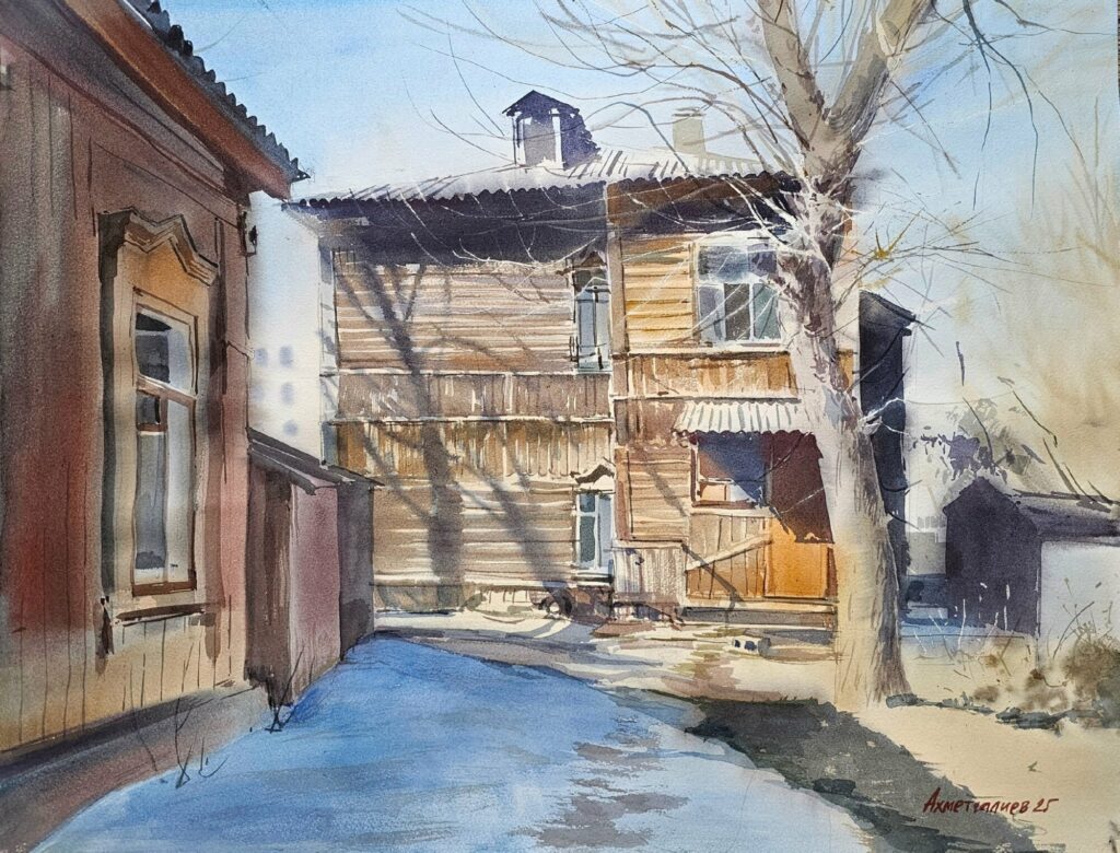 Старый дворик. Усадьба Гурылевых в Уфе