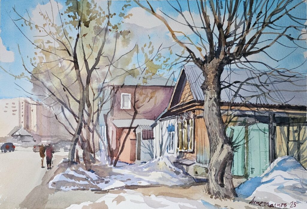 Уфа, Мингажева. Март