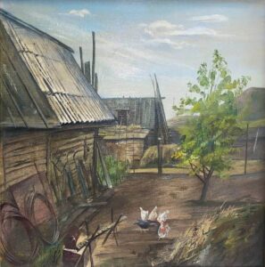 Деревенский дворик